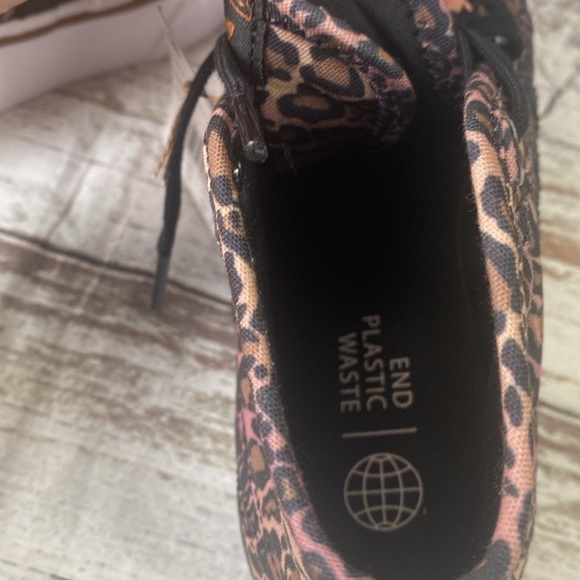 Adidas Nizza Platform Mid Leopard Print Sneakers Pink/Blk/Brwn Size 6 GY9531 - Picture 9 of 13